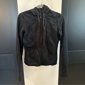 Lululemon Women's Black Hooded Jacket szM